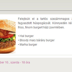 Burger Est a Mezzo Kuzinban