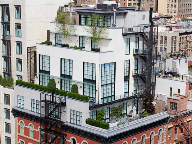 Burzsuj ízlés: ötszintes lakás Manhattan tetején