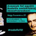 November 13-án emléktáblát avatnak Rodolfo szülőházán!