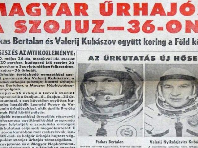 Az első magyar az űrben