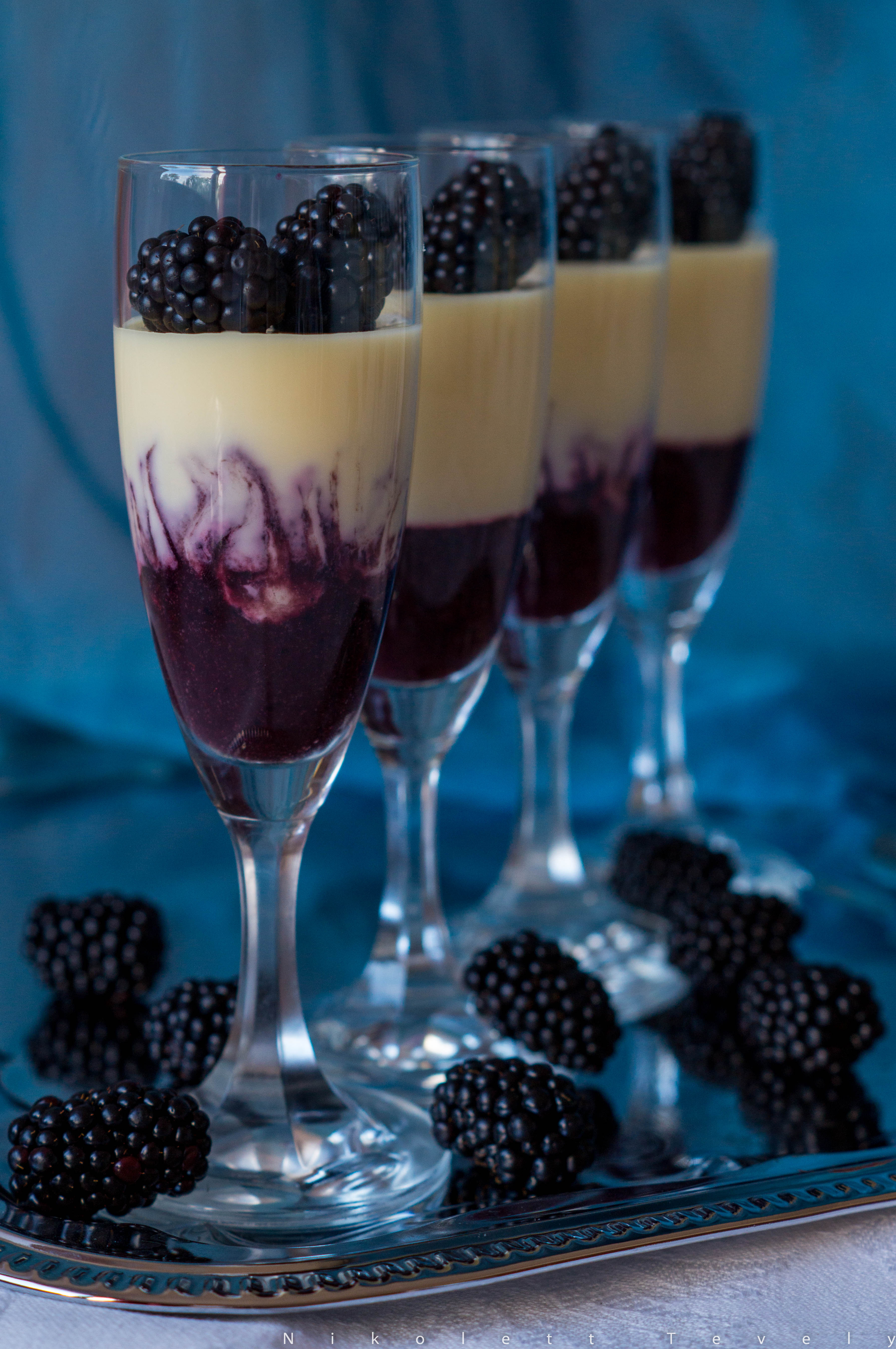 Szedres panna cotta