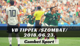 VB tippmix tippek / 2018.06.23./