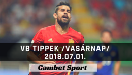 VB tippmix tippek / 2018.07.01./