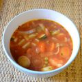 Vega minestrone leves / Vegetarian minestrone soup
