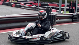 William Dunst at HELL Kart & Event Center, Miskolc