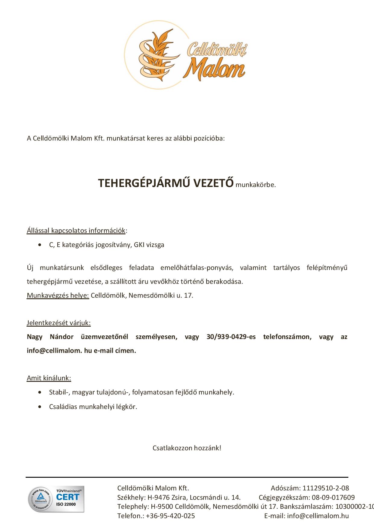Csatlakozzon egy munkatárshoz
