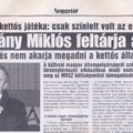 A FIDESZ KETTŐS JÁTÉKA