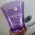 Purple plastic Taittinger champagne bucket for sale