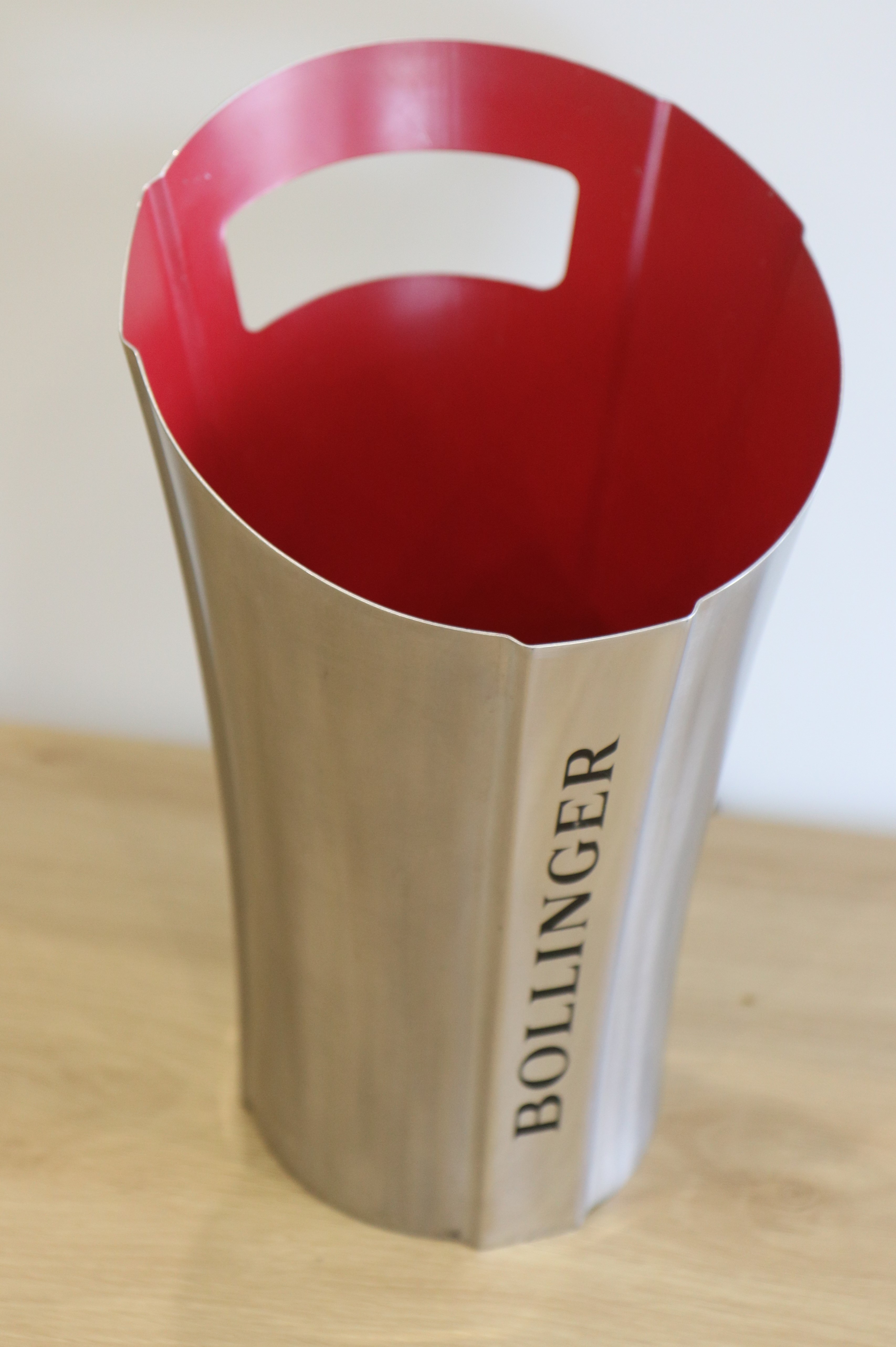 bollinger_metal_stainless_ice_bucket_champagne_cooler_for_sale_bollinger_champagne_5.JPG