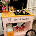 Veuve Clicquot pezsgő kocsi