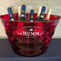 G.H. Mumm jégvödör 8 champagne palack számára
