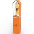 Veuve Clicquot kiállítási installáció