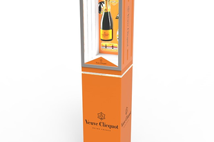 Veuve Clicquot kiállítási installáció