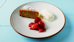 Torta Caprese al limone