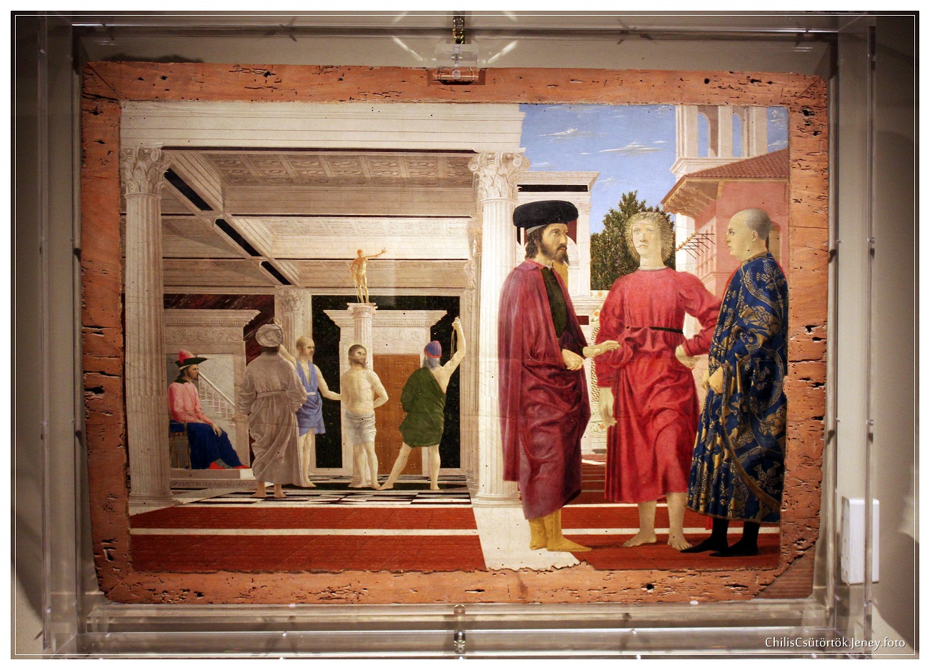Piero della Francesca, Jézus ostorozása