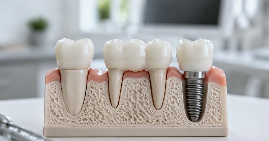 Korona, híd vagy implantátum? Döntési útmutató hiányzó fogakhoz