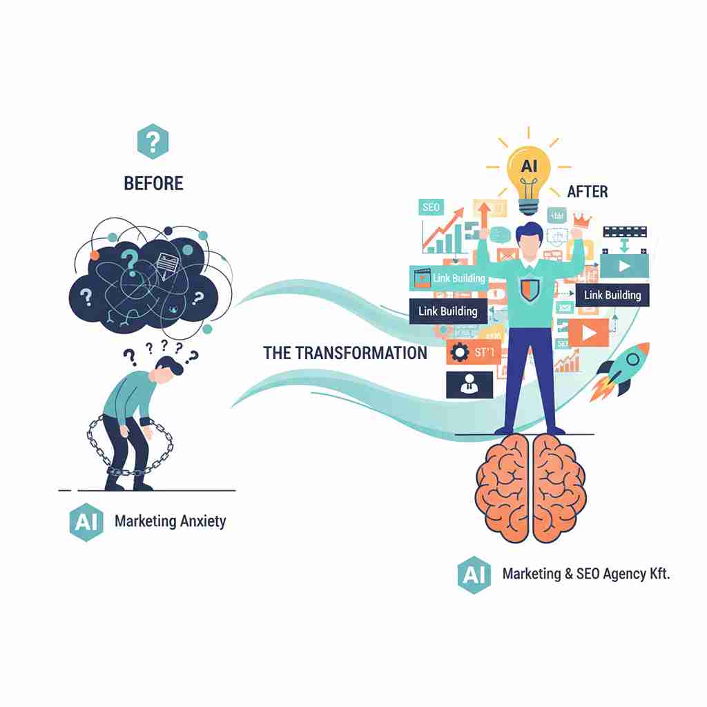 AI marketing & SEO ügynökség Kft. esettanulmány: Az átalakulás, ami legyőzhetetlen magabiztosságot ad
