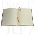 297 Diary L B/5 méretű tárgyalási napló öröknaptárral