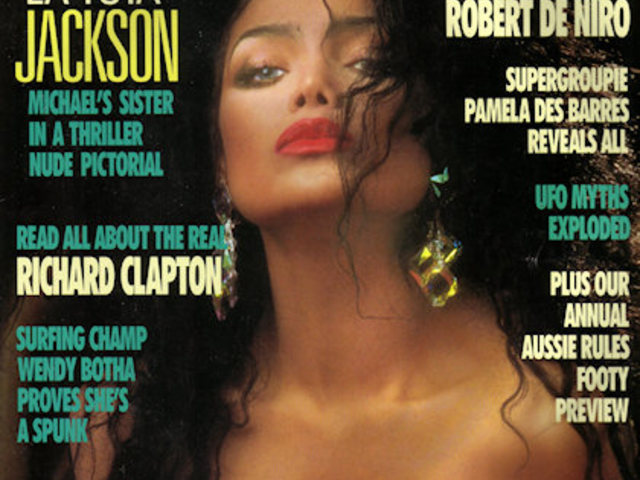 LaToya Jackson (1989.04. Playboy)
