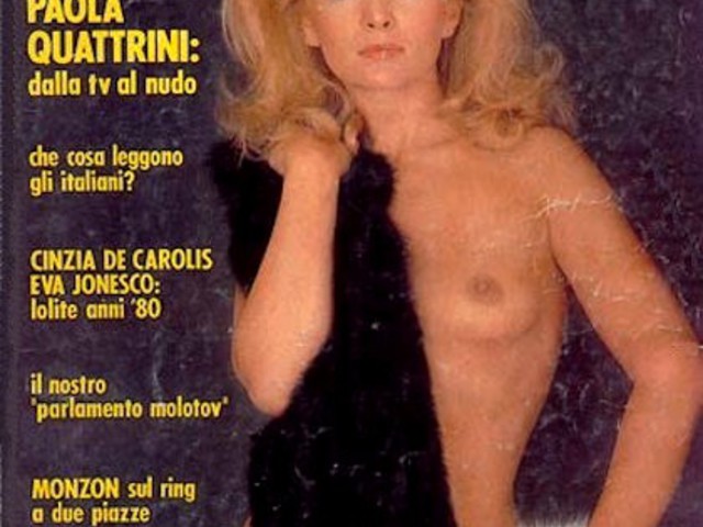 Paola Quattrini (1976.10. Playboy)