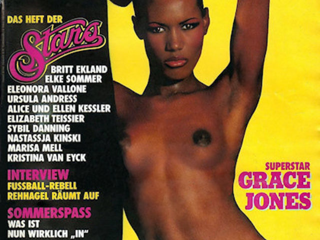 Grace Jones (1985.07. Playboy)