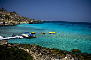 Ciprus egyik legszebb strandja - Konnos Beach