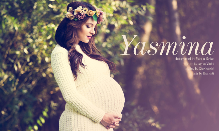 Fotózás az anyaság küszöbén - Yasmina