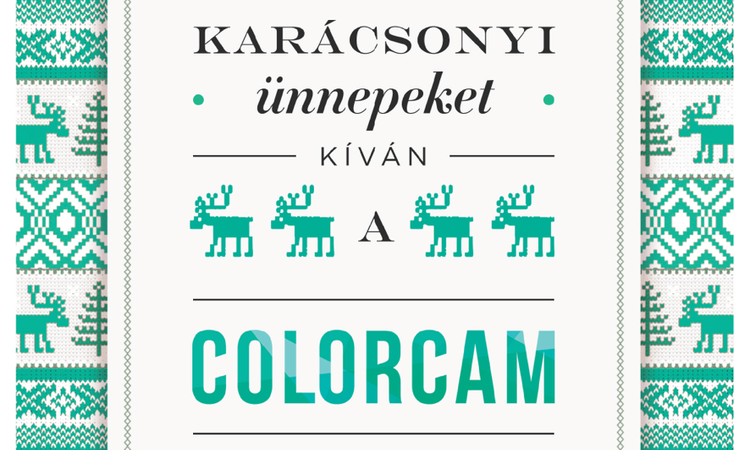 Boldog karácsonyt kíván a Colorcam csapata!