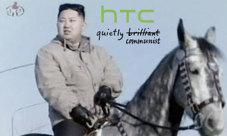 Kim Jong-un HTC-vel támad