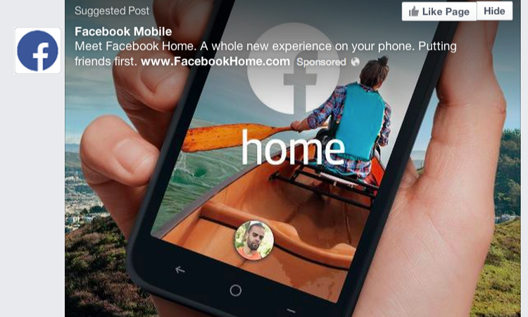 Mélyrepüléssel indított a Facebook Home