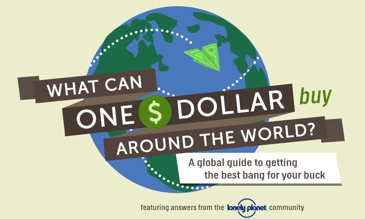 Mit tudsz venni egy dollárért a világ különböző részein? (Infografika)