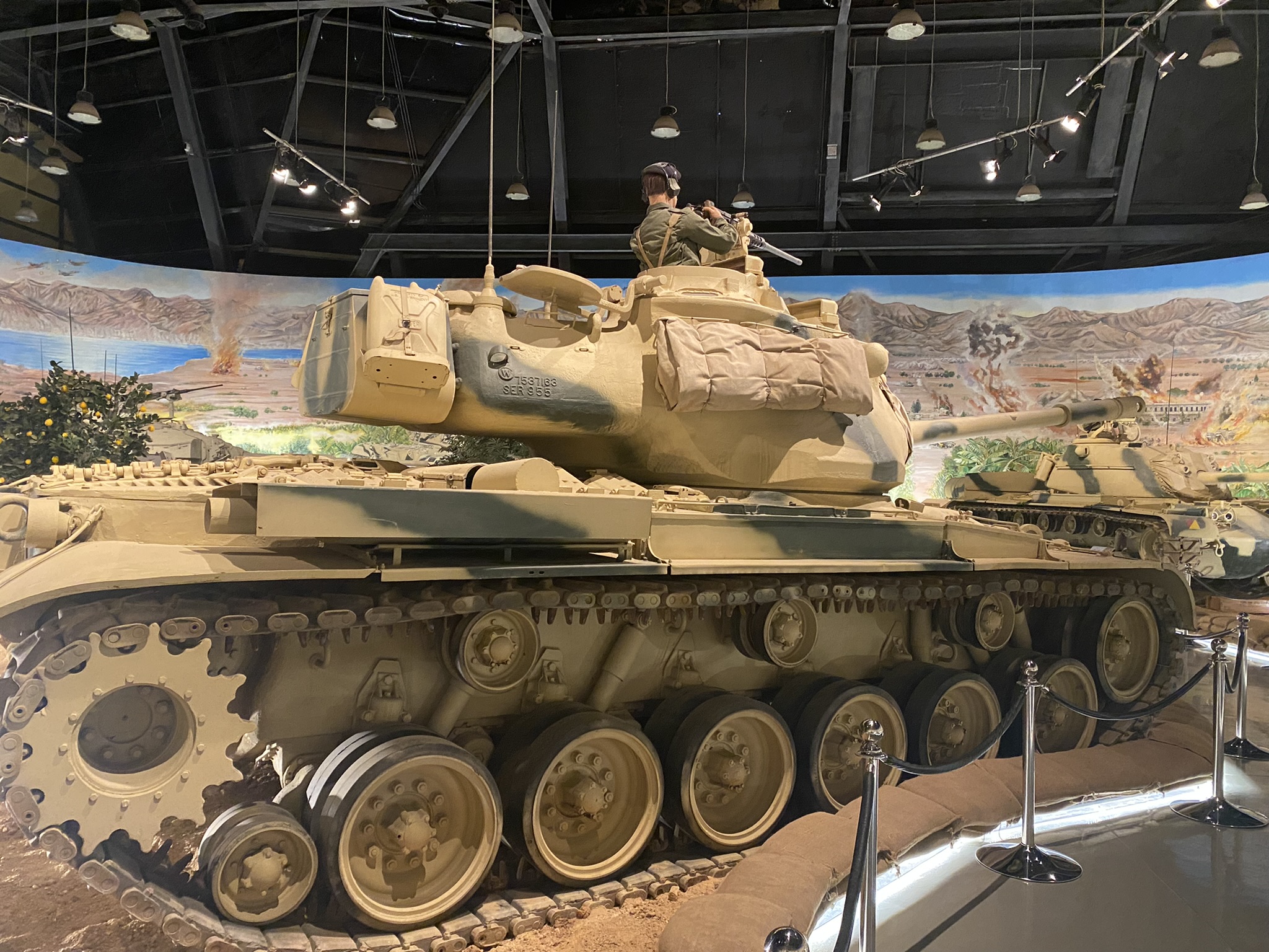 M60A3-as páncélos jordán színekben