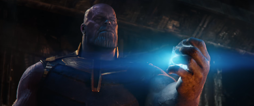 Thanos épp megszerzi a Tesseractot, minden bizonnyal Lokitól