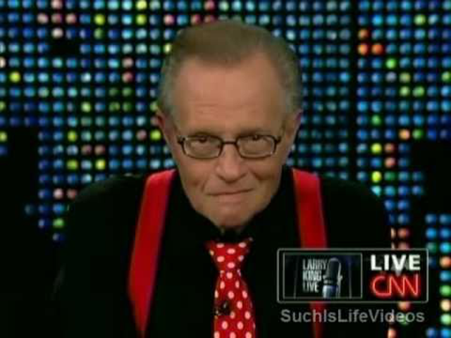 Larry King letette a lantot