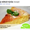 Könnyű túrós torta