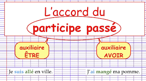 RÃ©sultat de recherche d'images pour "accord du participe passÃ©"