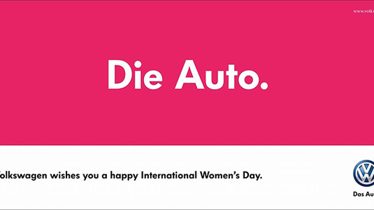 Így köszönti a hölgyeket ma a Volkswagen