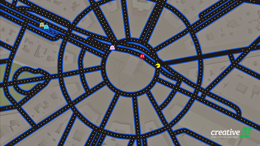 Áprilisi tréfa a Google-től: Pac-Man a Maps-ben