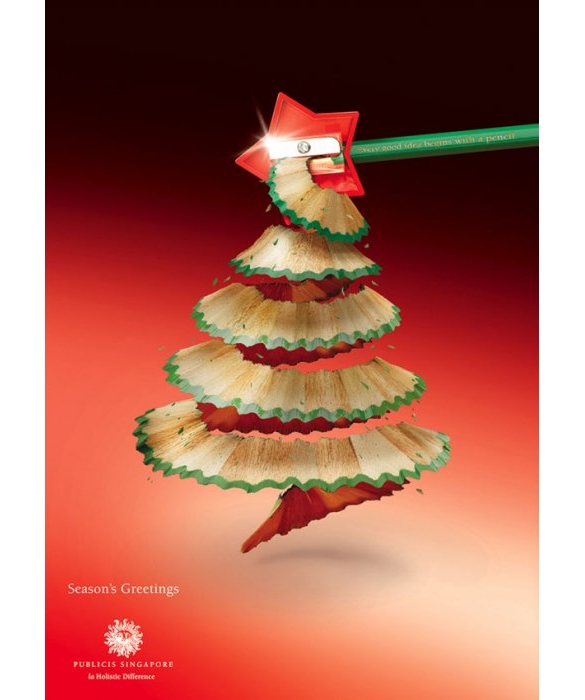 karácsonyi képeslap, céges képeslap, kreatív képeslap, kreatív grafika, nyomda