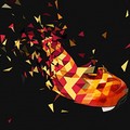 Nike cipő 3szögekből