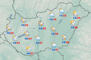 HATALMAS FELHŐSZAKADÁSOKRA FIGYELMEZTET A METEOROLÓGIAI SZOLGÁLAT!