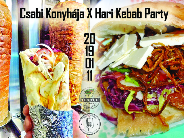 Csabi Konyhája X Hari Kebab Party