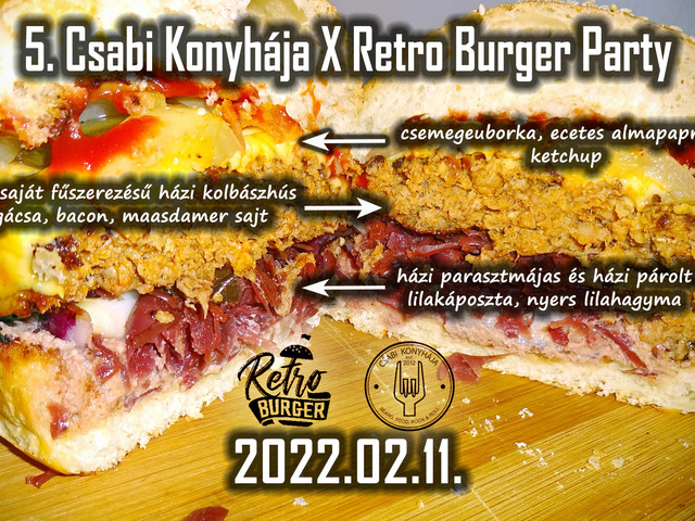 5. Csabi Konyhája X Retro Burger Party