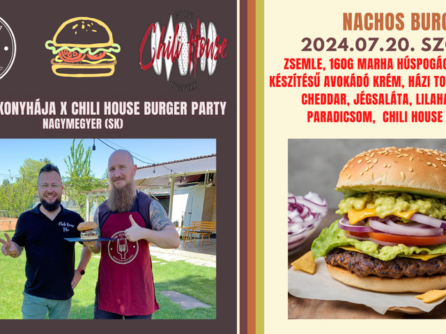 12. Csabi Konyhája X Chili House Burger Party (SK)