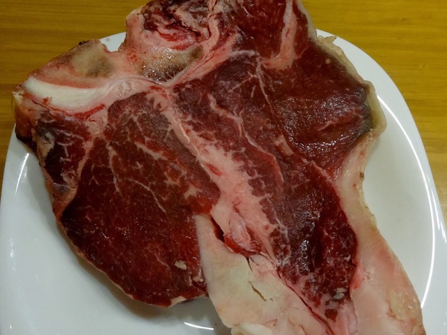 T-bone steak & Chilis bab