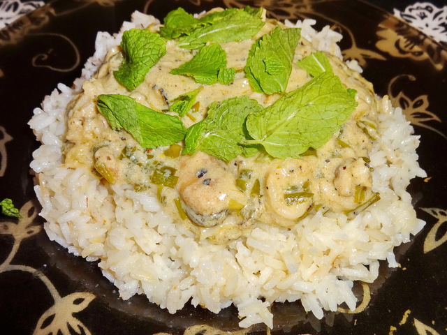 Egy rendkívül gyorsan elkészíthető tejszínes tenger gyümölcsei recept