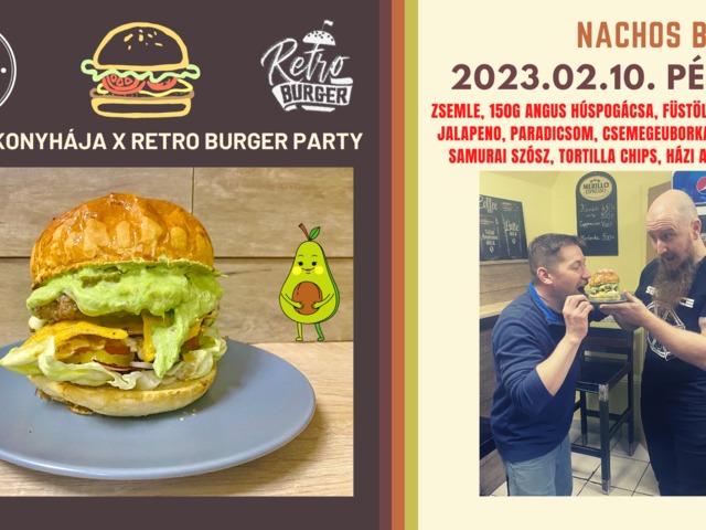 8. Csabi Konyhája X Retro Burger Party