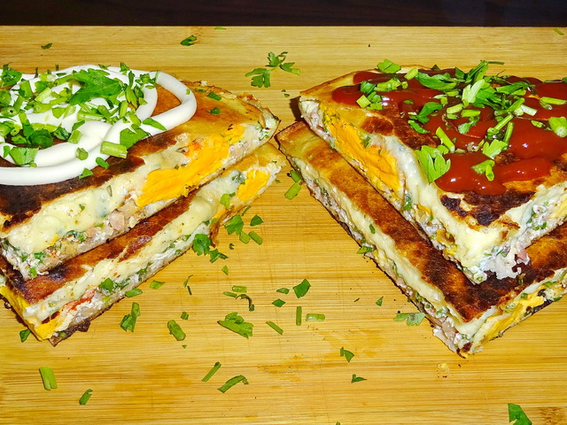 Serpenyős quesadilla