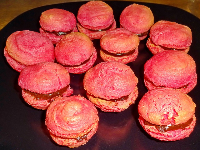 Házi macaron csokiganache töltelékkel
