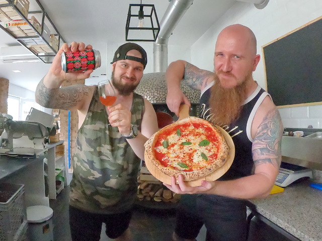 Csabi Konyhája Sörkóstoló #12 - HORIZONT Wood-fired Margherita Pizza Gose